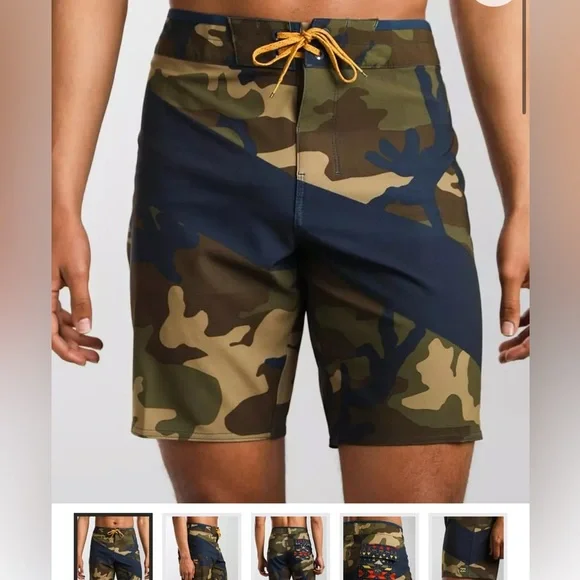 Billabong camouflage board shorts -swim shorts for men - size S (28) - Picture 1 of 9